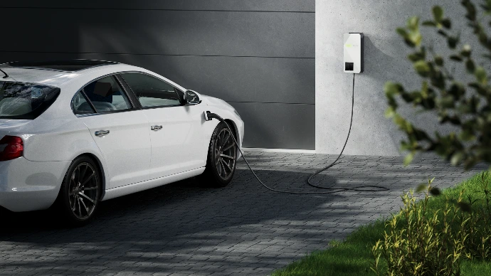 Slimme gebouwautomatisering via een open basissysteem dat een elektrische wagen automatisch oplaadt met zelfopgewekte zonnestroom via Skygge.
